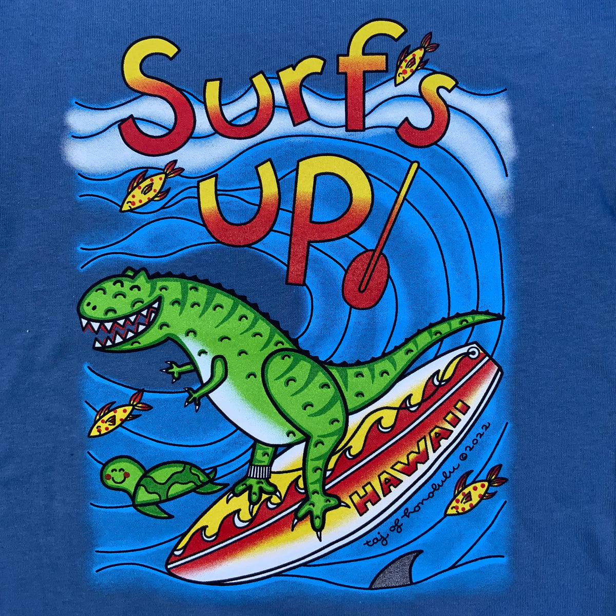 kids tee - surf's up | tajclubhouse