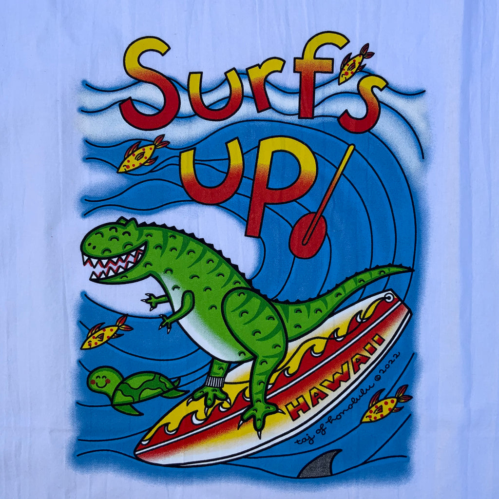 dish towel - surfs up