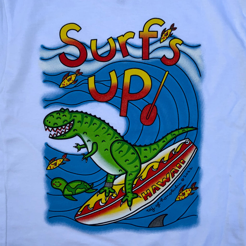 kids tee - surf’s up